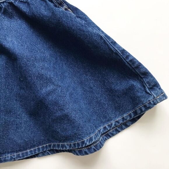 Vintage Oshkosh dark wash denim dress jumper 5T - Picture 3 of 6